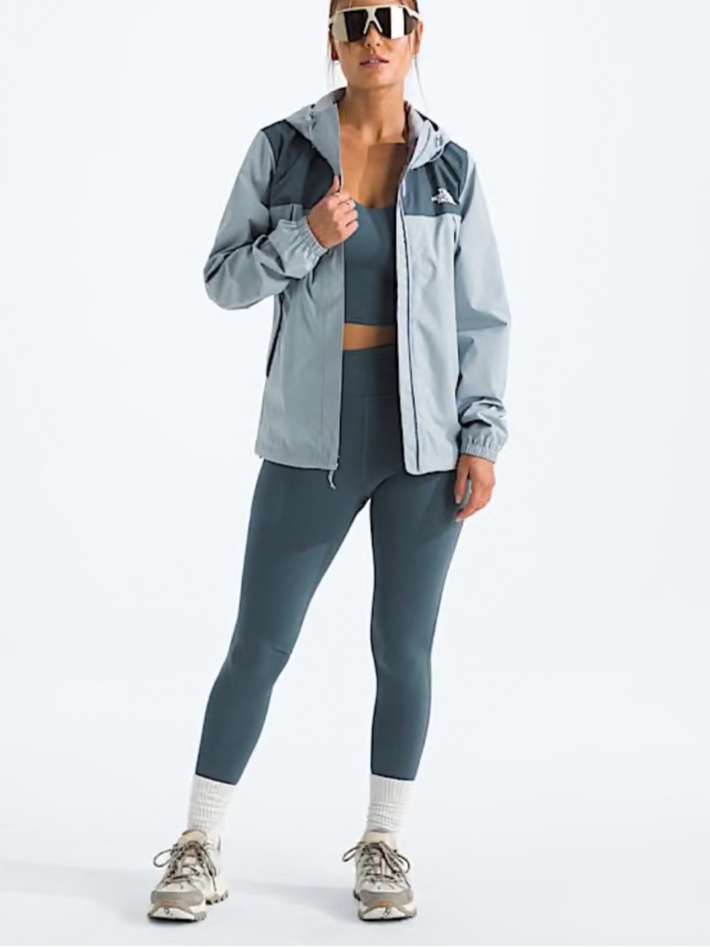 The North Face Women’s Antora Jacket – Size Medium– Algae Blue